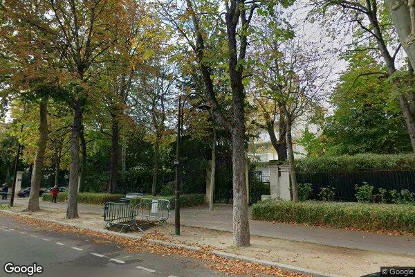 Vue Google Street View du 19BIS Boulevard de la Saussaye