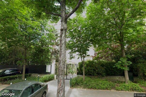 Vue Google Street View du 1BIS Boulevard de la Saussaye
