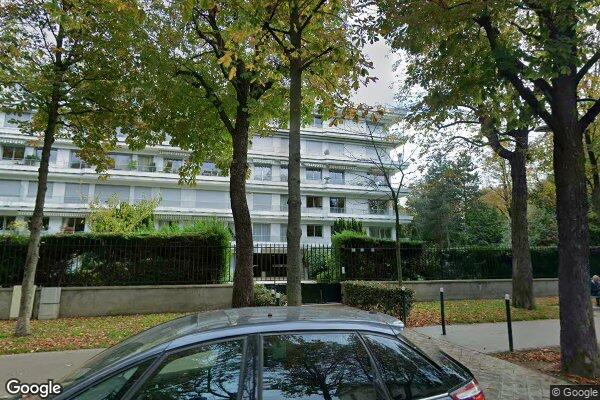 Vue Google Street View du 20 Boulevard de la Saussaye