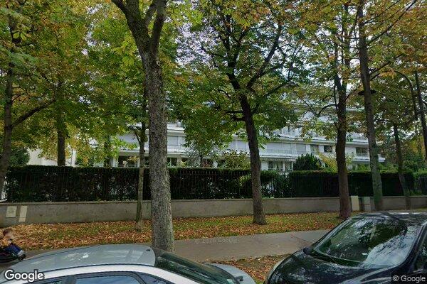 Vue Google Street View du 22 Boulevard de la Saussaye