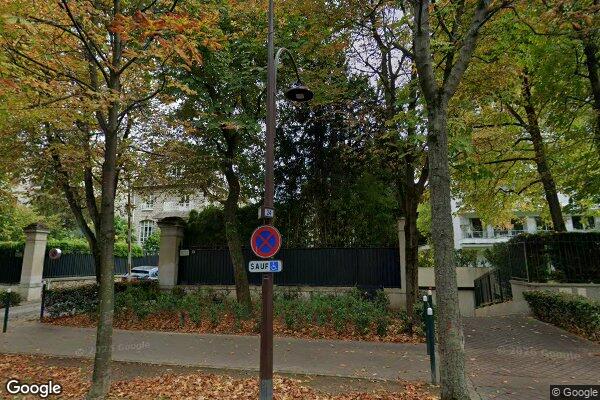 Vue Google Street View du 24 Boulevard de la Saussaye