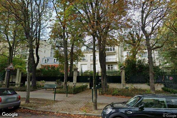 Vue Google Street View du 27 Boulevard de la Saussaye