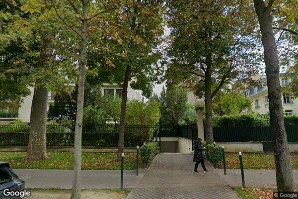 Vue Google Street View du 28 Boulevard de la Saussaye