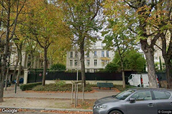 Vue Google Street View du 29 Boulevard de la Saussaye