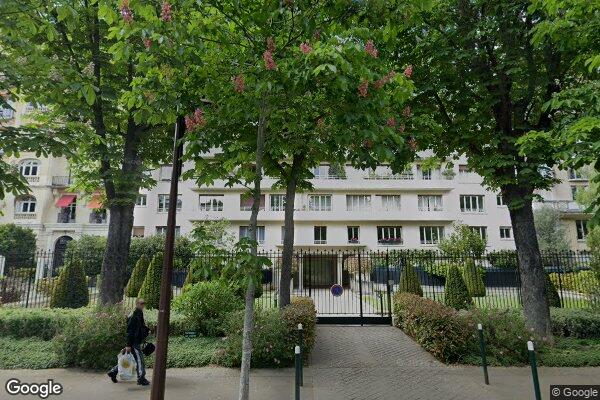 Vue Google Street View du 3 Boulevard de la Saussaye