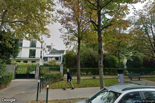 Vue Google Street View du 30 Boulevard de la Saussaye