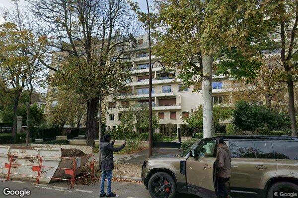 Vue Google Street View du 33 Boulevard de la Saussaye