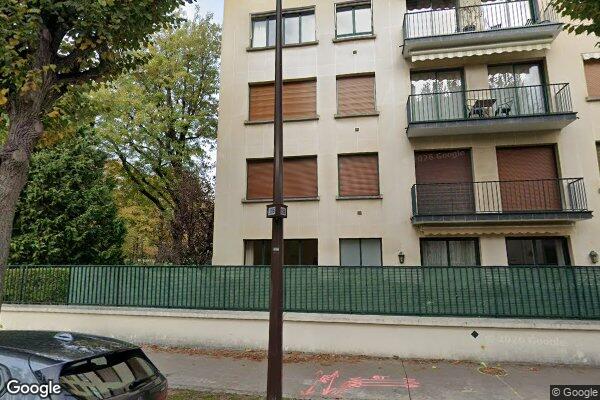 Vue Google Street View du 36 Boulevard de la Saussaye