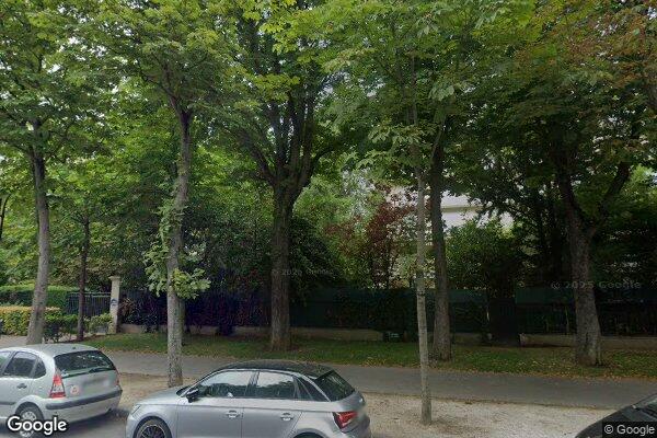 Vue Google Street View du 43 Boulevard de la Saussaye