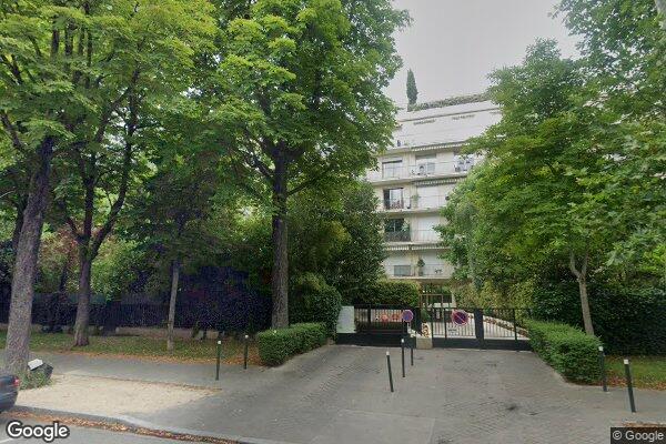 Vue Google Street View du 45A Boulevard de la Saussaye