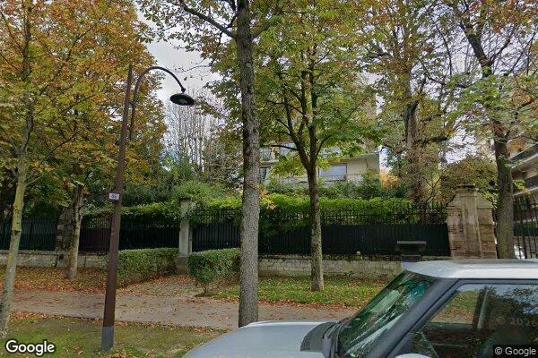 Vue Google Street View du 46 Boulevard de la Saussaye