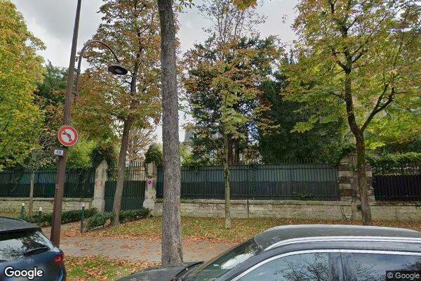 Vue Google Street View du 48 Boulevard de la Saussaye