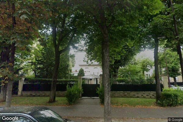 Vue Google Street View du 49 Boulevard de la Saussaye