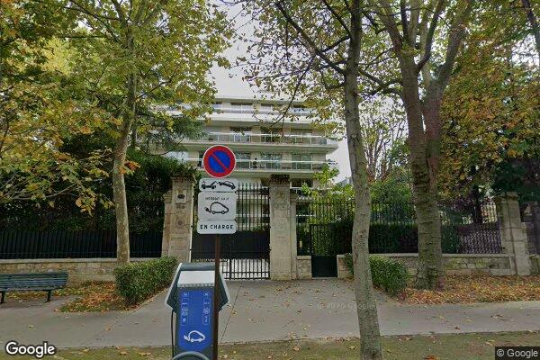 Vue Google Street View du 50 Boulevard de la Saussaye