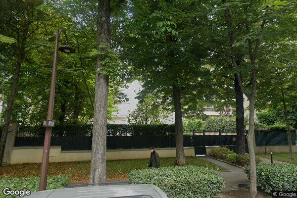 Vue Google Street View du 53 Boulevard de la Saussaye