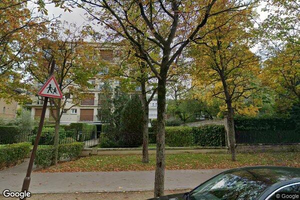 Vue Google Street View du 54 Boulevard de la Saussaye