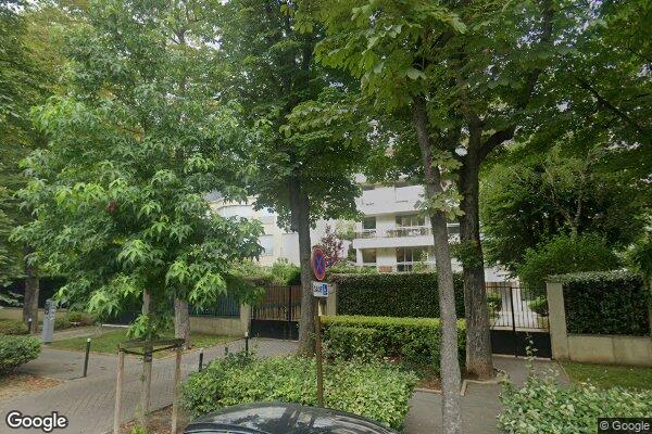 Vue Google Street View du 55 Boulevard de la Saussaye