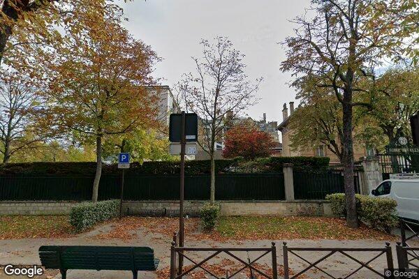 Vue Google Street View du 62 Boulevard de la Saussaye