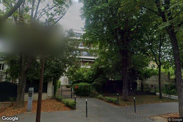 Vue Google Street View du 74 Boulevard de la Saussaye