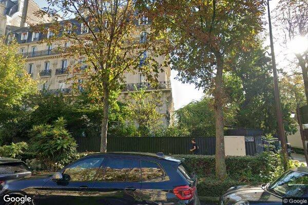 Vue Google Street View du 2 Boulevard des Sablons