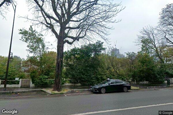 Vue Google Street View du 100 Boulevard du Général Koenig