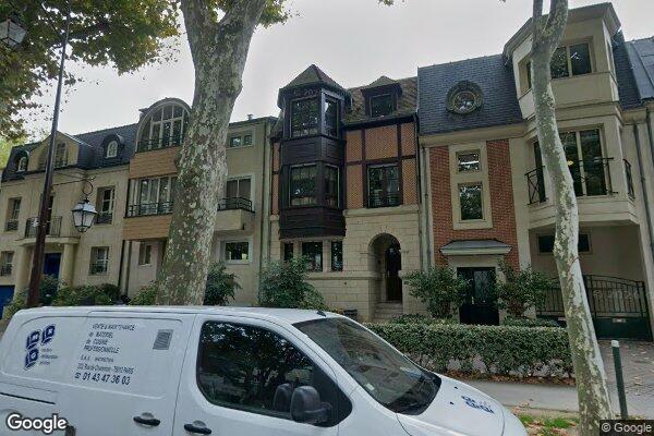 Vue Google Street View du 100 Boulevard Georges Seurat