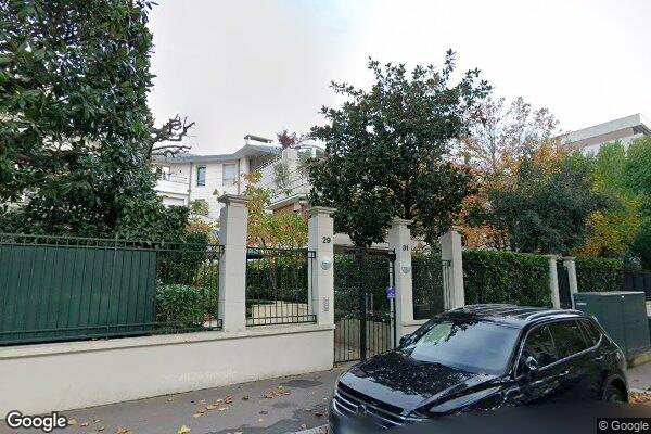 Vue Google Street View du 31 Boulevard Georges Seurat