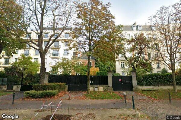 Vue Google Street View du 10 Boulevard Inkermann