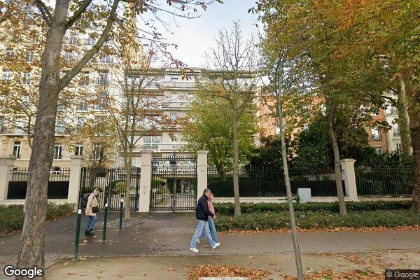 Vue Google Street View du 40 Boulevard Inkermann