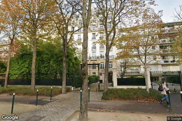 Vue Google Street View du 42 Boulevard Inkermann