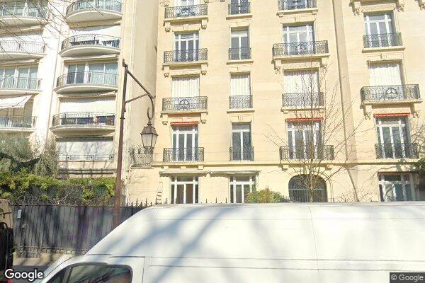 Vue Google Street View du 10 Boulevard Maillot