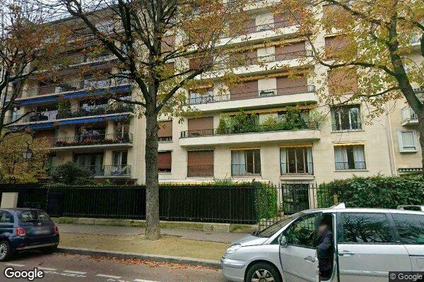 Vue Google Street View du 28 Boulevard Maillot