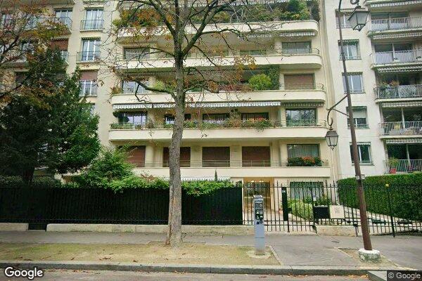 Vue Google Street View du 34 Boulevard Maillot