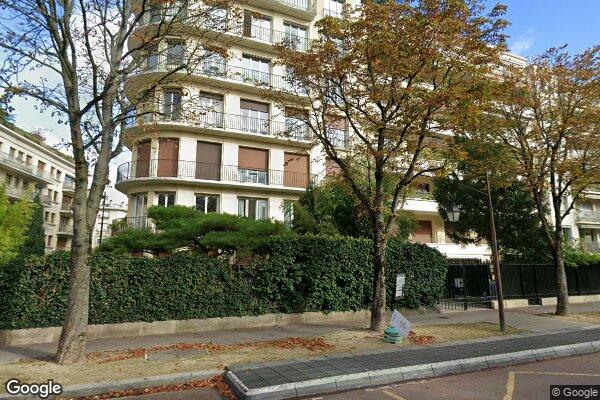 Vue Google Street View du 36 Boulevard Maillot