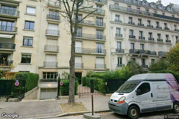Vue Google Street View du 56 Boulevard Maillot