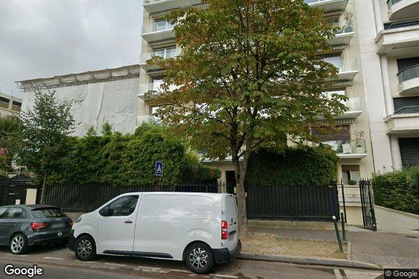 Vue Google Street View du 100 Boulevard Maurice Barrès