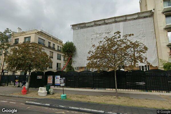 Vue Google Street View du 102 Boulevard Maurice Barrès