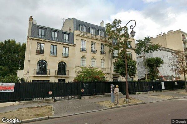 Vue Google Street View du 110 Boulevard Maurice Barrès