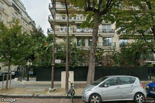 Vue Google Street View du 72 Boulevard Maurice Barrès