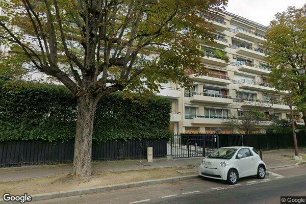 Vue Google Street View du 76 Boulevard Maurice Barrès