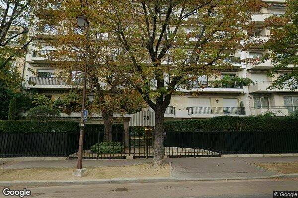 Vue Google Street View du 78 Boulevard Maurice Barrès