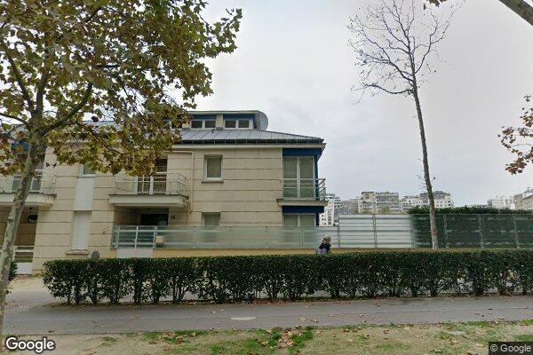 Vue Google Street View du 14 boulevard paul-émile victor
