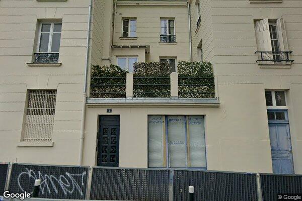 Vue Google Street View du 1BIS boulevard paul-émile victor