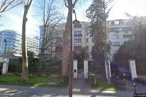 Vue Google Street View du 100 Boulevard Victor Hugo