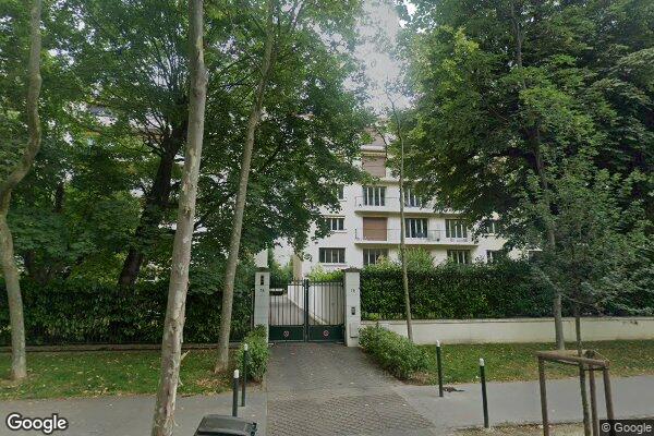 Vue Google Street View du 78 Boulevard Victor Hugo