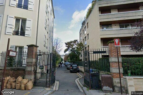Vue Google Street View du 1 Passage Saint - Ferdinand