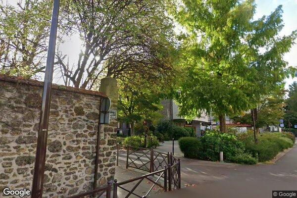 Vue Google Street View du 1TER Place de Bagatelle