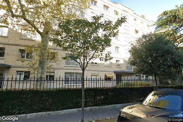 Vue Google Street View du 6BIS Place de Bagatelle