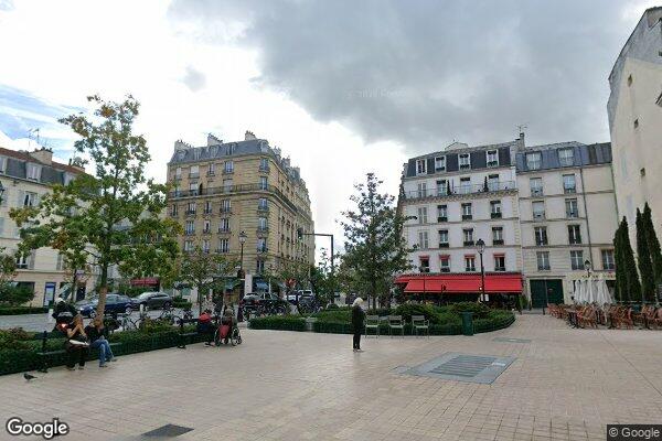 Vue Google Street View du 1 Place du Général Gouraud