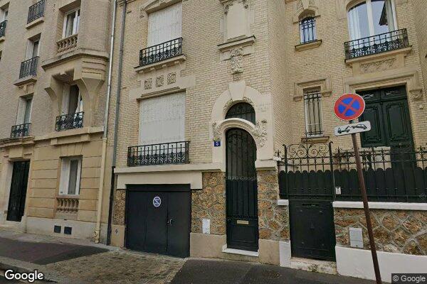 Vue Google Street View du 7BIS Rue Alfred de Musset